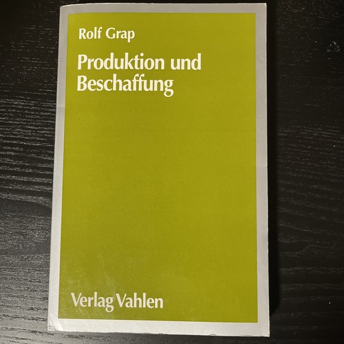 Produktion und beschaffung - und,