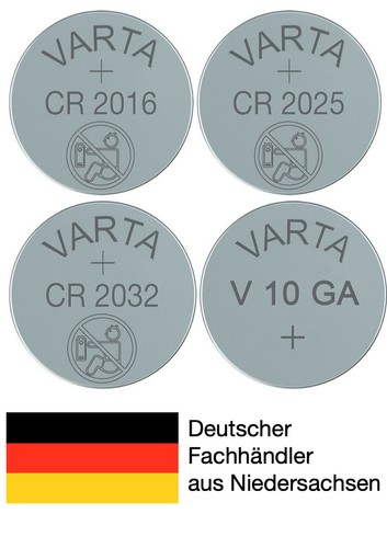 Varta knopfzellen cr2016 - varta,
