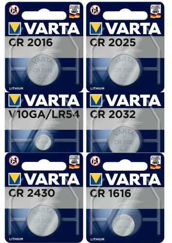 Varta knopfzellen cr2016 - varta,