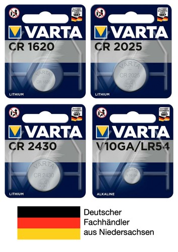 Varta knopfzellen cr1620 - varta,